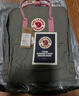 FJALLRAVEN北極狐雙肩包女大容量背包書(shū)包23510-021-312霧灰/粉16L 曬單實(shí)拍圖
