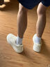皓頓（HAUT TON）【蘇醒春晚同款】男女同款厚底小白鞋2025新款白色休閑板鞋情侶款 米白色【男款】 41 -適合運動(dòng)鞋42碼 曬單實(shí)拍圖