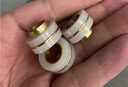 沐唯龍頭角閥免生料帶黃銅硅膠墊片4分防漏快速密封墊圈配件 銅墊片【雙重防漏】30個(gè)裝 曬單實(shí)拍圖