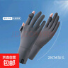 夏季冰絲防曬手套騎電動(dòng)車(chē)加長(cháng)戶(hù)外開(kāi)車(chē)騎行透氣防滑露指可觸屏 摩卡灰【手腕加長(cháng)】 曬單實(shí)拍圖