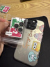 鹿途者 DEERWALK海綿寶寶適用蘋果17promax手機殼iphone15plus新款12高級感13可愛11/12promax卡通保護套彩銀防摔 黑色-海綿寶寶 iPhone 16 Pro 曬單實拍圖
