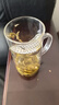 月牙杯過濾泡茶杯耐熱玻璃茶水分離水杯綠茶杯茶具300ml 曬單實拍圖