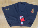 李寧（LI-NING）【24年款】乒乓球服國家隊同款訓練外套龍服上衣巴黎大賽速干運動(dòng) 黑色龍繡暗紋短褲【男款】PU211 XL 曬單實(shí)拍圖