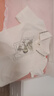 紫涵（ZIHAN）紫涵POLO領(lǐng)印花T恤女夏季新款森系學(xué)院風(fēng)米白正肩短袖上衣 米色 S 曬單實(shí)拍圖