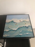 好久不見(jiàn)大海沖浪玄關(guān)裝飾畫(huà)客廳抽象背景墻掛畫(huà)奶油風(fēng)海浪擺畫(huà) 曬單實(shí)拍圖