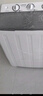 YANGZI中國揚子集團洗衣機 半自動(dòng)大容量30KG家用雙桶雙缸洗衣機脫水雙筒 18公斤加厚【洗12KG+ 脫6KG】｜藍光洗護 曬單實(shí)拍圖