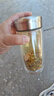 富光玻璃杯雙層 帶茶隔高硼硅玻璃水杯 茶水分離車(chē)載泡茶杯子男400ml 曬單實(shí)拍圖
