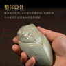 周澤堂 一鳴驚人 汝窯茶具配件 景德鎮(zhèn)汝瓷 茶寵蟬擺件 陶瓷 一鳴驚人 曬單實拍圖