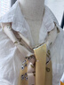 DHKZSTE絲巾女桑蠶絲真絲長(zhǎng)條絲巾圍巾母親節(jié)送女友老婆媽媽長(zhǎng)輩生日禮物 古典扣黃色 高級(jí)感輕奢&百搭實(shí)用 曬單實(shí)拍圖