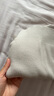 無(wú)印良品（MUJI）女式 棱紋編織 圓領(lǐng)短款針織衫 長(cháng)袖女款 女裝 薄款毛衣 燕麥色 M (160/84A) 曬單實(shí)拍圖