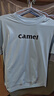 駱駝（CAMEL）夏日T恤男女微寬松圓領(lǐng)短袖冰感上衣 C35BAXLN050 冰爽藍 M 曬單實(shí)拍圖