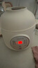 美的（Midea）電燉鍋1-2人電燉盅隔水燉鍋家用燕窩燉盅陶瓷燉湯盅電燉鍋嬰兒輔食小燉鍋煲湯電燉鍋電砂鍋煲湯鍋 1L 【1L=3碗 防燙把手】DZE1066 曬單實拍圖