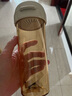 特百惠（Tupperware）茶韻500ML塑料杯男女士學(xué)生夏季運動水杯子便攜七夕送禮 奶茶棕 曬單實拍圖