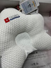 Hoag（霍格）嬰兒定型枕糾正頭型0-6-12月矯正新生兒寶寶枕頭護頸神器 白+藍色 【母嬰A類一等品】 曬單實拍圖