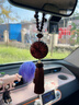 祥隱【普陀山直發(fā)】出入平安汽車(chē)掛件紫檀車(chē)載掛飾車(chē)內后視鏡檀木吊飾 【咖色流蘇款】百木級紫檀木【出入平安】 曬單實(shí)拍圖