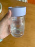 富光清然玻璃杯 高硼硅玻璃水杯子 女生便攜牛奶咖啡刻度茶杯330ml 曬單實(shí)拍圖