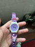 路星瑤兒童手表3-6歲女孩可愛(ài)卡通夜光小學(xué)生只看時(shí)間高顏值石英手表 紫色庫洛米【表盒包裝】 曬單實(shí)拍圖