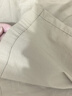 茵曼（INMAN）簡(jiǎn)約通勤山本A字褲裙女2025夏季松緊腰顯瘦寬松百搭八分褲子 卡其色 L 曬單實(shí)拍圖