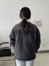 森馬（Semir）牛仔外套男冬棉服25街頭復古做舊仿羊羔毛翻領(lǐng)夾克潮109725108110 曬單實(shí)拍圖