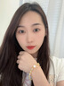 唯一（Winy）一輩子和田玉銀手鏈女生日七夕情人節禮物送女朋友老婆首飾 曬單實(shí)拍圖