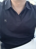 FILA 斐樂黃景瑜同款男子針織短袖領(lǐng)航POLO衫2025夏新款商務(wù)休閑上衣 傳奇藍(lán)-NV 2XL 185/104A/XXL 曬單實(shí)拍圖