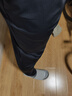 名創(chuàng)優(yōu)品（MINISO）涼感冰絲褲子男夏季新款舒適透氣顯高顯瘦直筒休閑褲 黑 2XL 曬單實拍圖