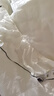 夢百合（MLILY）床笠罩純棉100全棉抗菌防水夾棉床笠 床墊保護(hù)套純棉 白1.8米 曬單實(shí)拍圖