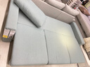 宜家（IKEA）BARSLOV寶施略三人布藝沙發(fā)床客廳小戶(hù)型折疊兩用沙發(fā)床 米色/灰色沙發(fā)床 曬單實(shí)拍圖