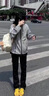 Shelley Jones美式vibe牛仔褲男夏秋季高街彈力黑色褲子潮牌修身窄版顯瘦直筒褲 黑色 【常規(guī)款微彈】 XL [推薦120-140斤] 曬單實拍圖