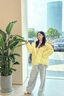 冰潔BINJORA 25冬新款羽絨服女短款百搭連帽面包服保暖外套 J5400DO40 清梨綠 XL 175/96A 【體重約75-85KG】 曬單實(shí)拍圖