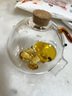 筏芯透明存錢(qián)罐金豆豆小豬玻璃瓶小金豆收納瓶許愿瓶金豆豆收納瓶網(wǎng)紅 小豬瓶+木底座：愛(ài)如海深 曬單實(shí)拍圖