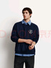 森馬（Semir）衛衣男冬季學(xué)院風(fēng)假兩件情侶裝加絨2025oversize繡花109725116202 曬單實(shí)拍圖