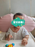 老廟銀手鐲嬰兒古法童鐲平安喜樂(lè)推拉銀鐲子寶寶滿月周歲生日禮物 手鐲一對(duì)+福鎖：約28g 曬單實(shí)拍圖