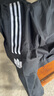 adidas休閑簡(jiǎn)約三條紋梭織立領(lǐng)夾克外套男裝秋季阿迪達斯三葉草   黑色 (偏小，推薦買(mǎi)大1碼)   S 曬單實(shí)拍圖