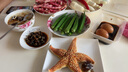 海星鮮活海鮮水產(chǎn)冷凍活體滿(mǎn)籽海五星新鮮活的大海星 特大號海星 500g /3-4只 500克 曬單實(shí)拍圖