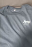 JEEP SPIRIT【二件裝】吉普短袖t恤男士寬松夏季半袖衣服純棉圓領(lǐng)體恤打底衫 DX卡其+霧霾（短袖） 2XL （建議137-148斤） 曬單實(shí)拍圖