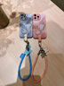 雅好適用蘋(píng)果17手機(jī)殼iphone17promax新款女17pro時(shí)尚16pro帶掛繩15pro優(yōu)雅蝴蝶14pro高級(jí)感全包防摔套 羽紗半邊優(yōu)雅蝴蝶粉【短款手腕掛繩】淺粉色 iPhone16 曬單實(shí)拍圖