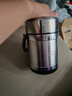 美廚（maxcook）304不銹鋼保溫飯盒提鍋1.5L 雙層保溫桶學(xué)生便當盒 MCTG2020 曬單實(shí)拍圖