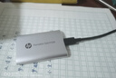 HP惠普 500G 移動(dòng)固態(tài)硬盤(pán)P500（PSSD）USB3.2 ssd Type-C高速傳輸 超薄時(shí)尚 手機直連 銀色 曬單實(shí)拍圖