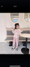 G.DUCKKIDS女童套裝春秋2025新款洋氣時(shí)髦寶寶春季韓版休閑網(wǎng)紅兒童襯衫春裝 粉色 90 cm 曬單實(shí)拍圖