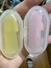 babycare手指套牙刷嬰兒卡通兒童硅膠軟毛寶寶乳牙牙刷清潔器2個裝 貓+狗 曬單實拍圖