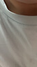 米度麗孕婦T恤孕裝上衣夏夏季短袖T恤中長(cháng)款寬松韓版夏裝 字母款-豆綠色 XL碼（建議130-160斤左右） 曬單實(shí)拍圖