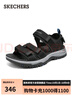 斯凱奇（SKECHERS）涼鞋男士秋季平底涼拖鞋防滑運動(dòng)休閑鞋軟底沙灘鞋205478 曬單實(shí)拍圖