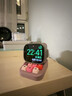 UOSO適用蘋(píng)果手表iwatch充電座applewatch充電底座手表可愛(ài)打字機充電支架便攜無(wú)線(xiàn)充硅膠 紫色【打字機】 曬單實(shí)拍圖