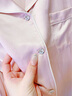 金三塔真絲睡衣女22姆米100%桑蠶絲可外穿兩件套居家服高級禮物 [主推]22姆米桃盈粉 L 曬單實(shí)拍圖