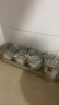 禧天龍玻璃調(diào)料盒調(diào)料瓶家用調(diào)料罐調(diào)味罐套裝鹽罐調(diào)味盒4件套帶置物架 曬單實(shí)拍圖