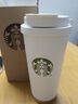 星巴克杯子教師節禮物禮盒不銹鋼水杯雙飲口保溫杯吸管杯咖啡杯伴手禮 白金女神加小熊掛墜 曬單實(shí)拍圖