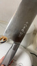 十八子作 不銹鋼家用菜刀 耐滑手柄刀具盈光切片刀SL1703-B【彩盒裝】 曬單實拍圖