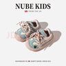 NUBEKIDS真皮男童運動鞋休閑春秋季新款女寶寶防踢軟底百搭學步鞋 童話粉真皮款 28 內(nèi)長17.4 cm推薦腳長16.4cm左右 曬單實拍圖