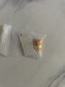 六福珠寶七夕禮物黃金吊墜六字真言福滿傳家足金葫蘆不含鏈 計價 約4.65克 曬單實拍圖